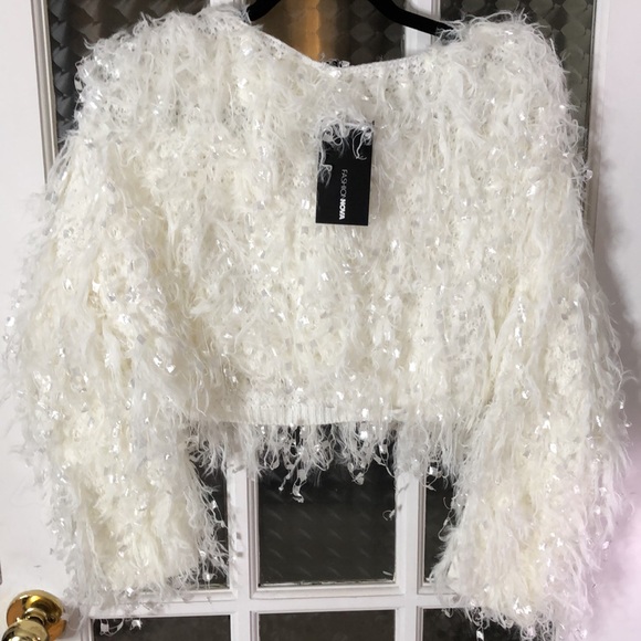 Fashion Nova fuzzy sweater small - Picture 3 of 3